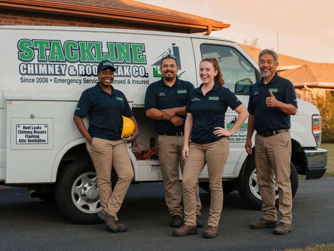 Chimney flashing repair company in Center Point, IA